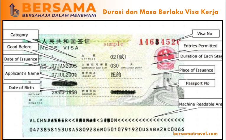 Durasi dan Masa Berlaku Visa Kerja